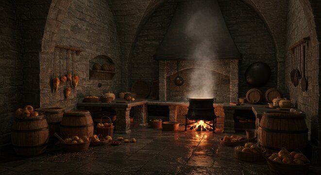 Medieval kitchen