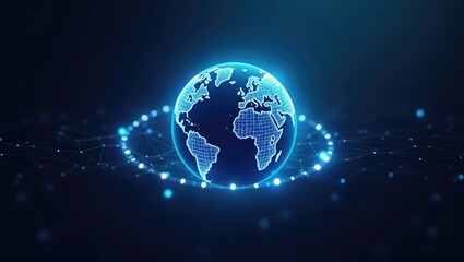 Fototapeta premium earth globe animation