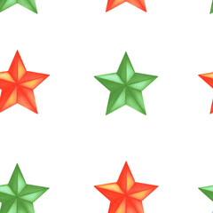 Obraz premium Watercolor illustration of multi-colored stars in different shades. Hand painted in a soft festive style, perfect for holiday designs, wrapping paper or nursery decor.