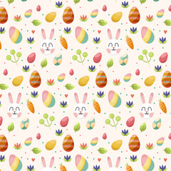 Seamless Abstract Geometric Pattern Background with Modern Minimalist Design in Soft Pastel Colors for Fabric, Wallpaper, and Digital Use