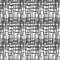 Fototapeta premium black and white seamless pattern