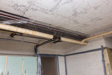 Asbestos removal works in garage