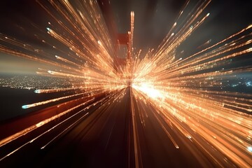 Golden Gate Bridge time lapse showcases vibrant lights and movement in San Francisco at night, San Francisco's Golden Gate Bridge Time Lapse