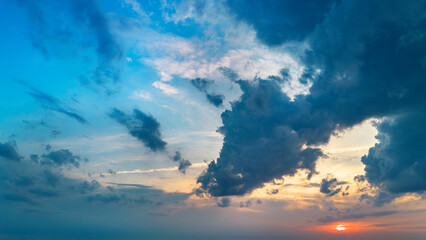 Clouds in the sky