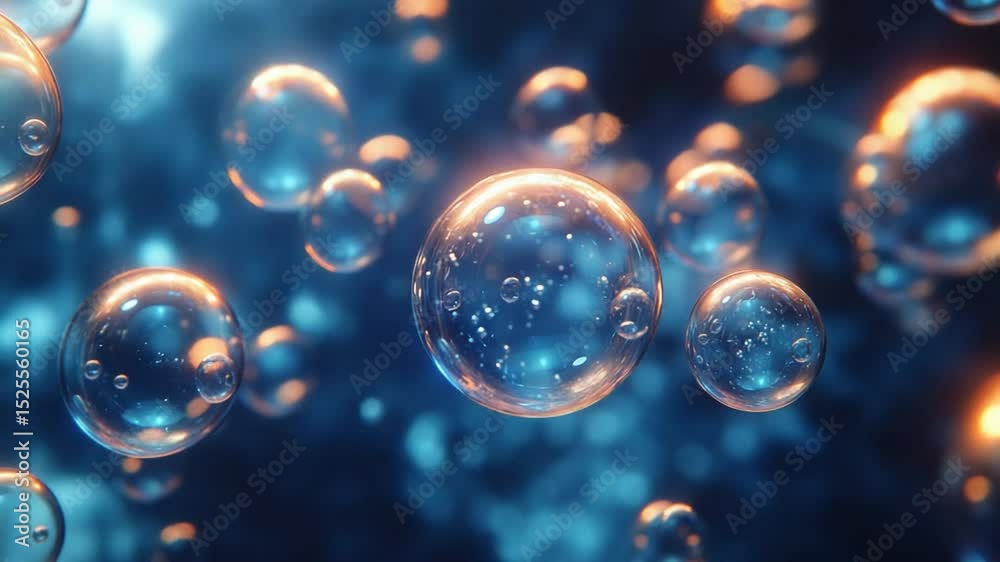 Poster Subtle Spheres of Light: A mesmerizing visual of floating spheres of light and energy, each encapsulating delicate details and dancing reflections, evoking the subtle magic of illumination.