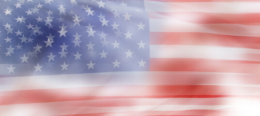American flag abstract background