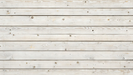 Obraz premium White wooden planks create a textured and rustic background surface