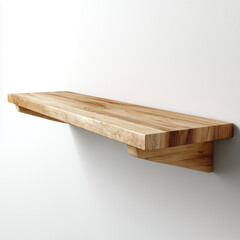 Contemporary Wall Shelf Floating Design Provides Ample Display Space, Easy Installation, Modern Minimalist Home Accent