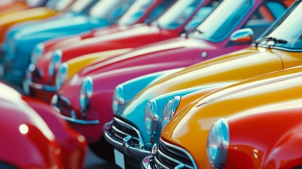 Motor show featuring classic and sports cars.