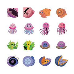 Fototapeta premium sat cartoon nature animal