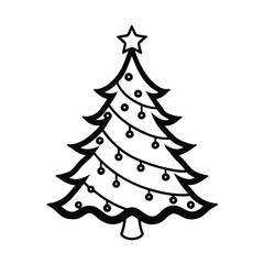 christmas tree vector