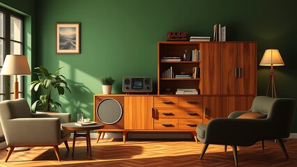 living room interior with fireplace