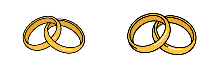 Intricate design of intertwined wedding rings symbolizing love and commitment against a simple backdrop