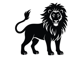 Obraz premium Silhouette lion collection - vector illustration
