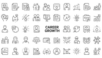 Hand-drawn doodle vector alphabet and web icon set