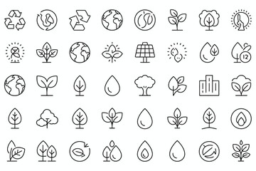 Vector web design icons set with arrows, circles, and business symbols