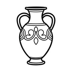 elegant vase decorative pottery home décor art