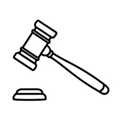 gavel auction law legal justice court judge symbol