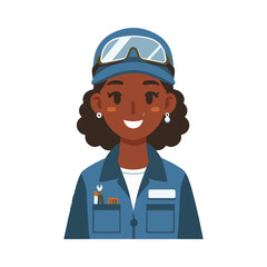 
illustration design of a technician