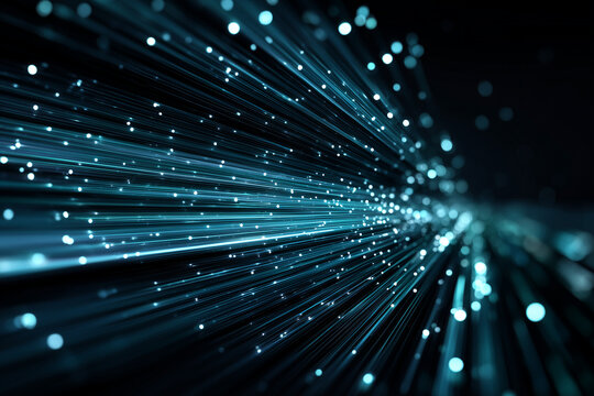 Abstract data stream background - Powered by Adobe