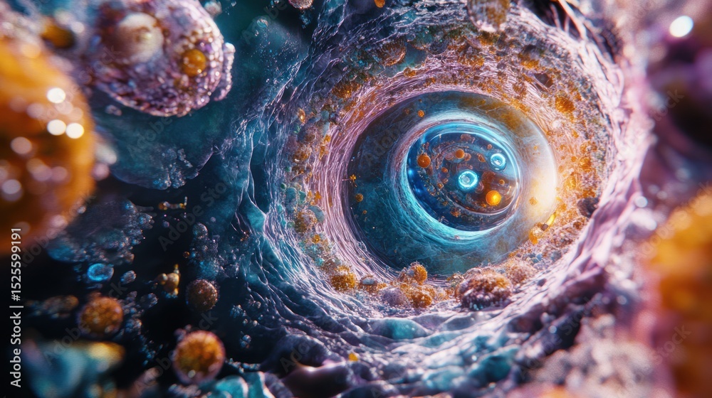 Canvas Prints cosmic vortex: a journey through nebulae
