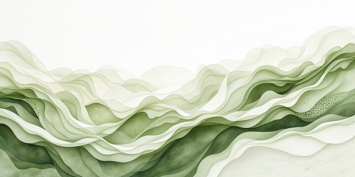 Serene Orlaya Watercolor Panorama