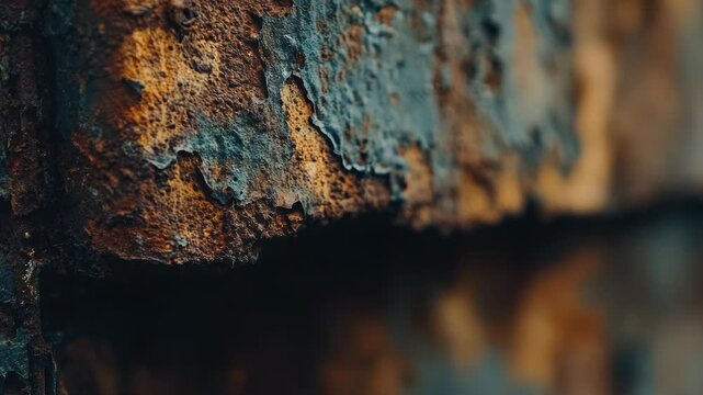 A detailed view of a rusted metal surface, perfect for highlighting textures or industrial settings