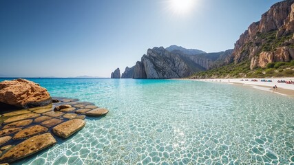 Serene Porto Katsiki Beach, Lefkada Island, Greece
