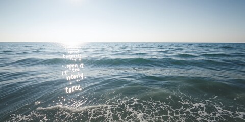 Serene Seascape - Endless Blue Horizon