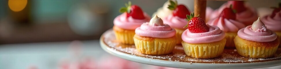 A delectable array of mini desserts, each uniquely decorated and numbered like lottery tickets, sits on a tiered cake stand, promising a sweet surprise with every selection , tasty, caramel