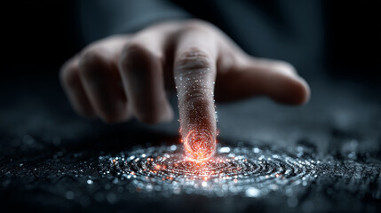 Digital Forensics Business Graph and Data of Investigative Business Growth, Cybersecurity Analysis, Businessman Touch and Analyzing Data Growth of Digital Evidence, Threat Detection.