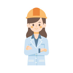
illustration design of an engineer technician