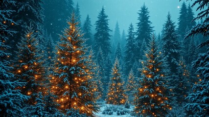 Winter Wonderland Forest - Christmas Magic