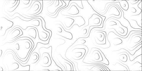 Abstract contour lines on white background topographic map illustration design for background and creative use
