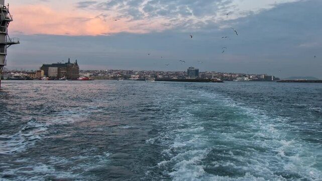 The Port of Haydarpaşa, or Port of Haidar Pasha or port of Istanbul, is a general cargo seaport, ro-ro and container terminal in Istanbul, Turkey	