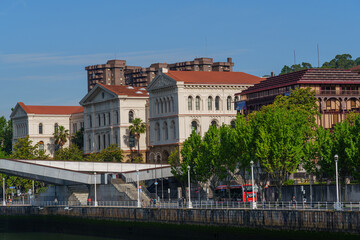 Die spanische Stadt Bilbao im Baskenland