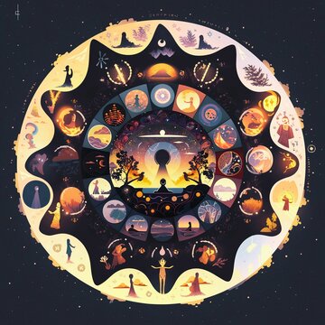 Cosmic Meditation Portals: Yogic Mandalas of Light, Stillness & Divine Pattern