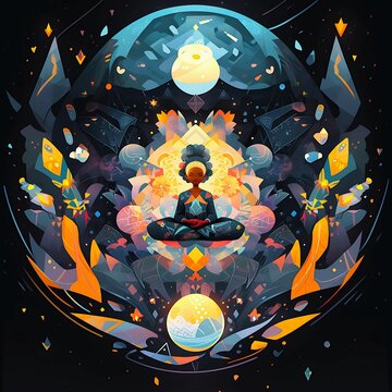 Cosmic Meditation Portals: Yogic Mandalas of Light, Stillness & Divine Pattern