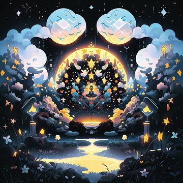 Cosmic Meditation Portals: Yogic Mandalas of Light, Stillness & Divine Pattern
