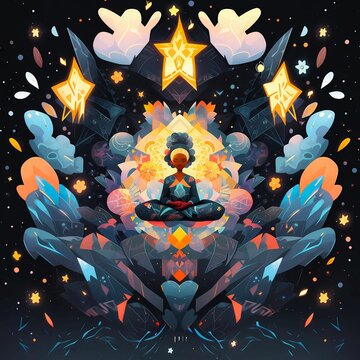 Cosmic Meditation Portals: Yogic Mandalas of Light, Stillness & Divine Pattern