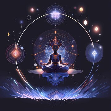 Cosmic Meditation Portals: Yogic Mandalas of Light, Stillness & Divine Pattern