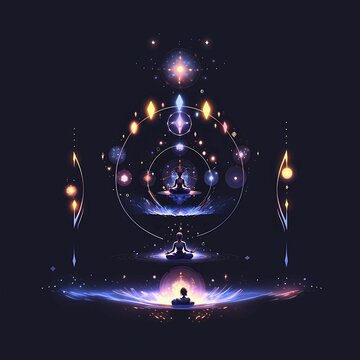 Cosmic Meditation Portals: Yogic Mandalas of Light, Stillness & Divine Pattern