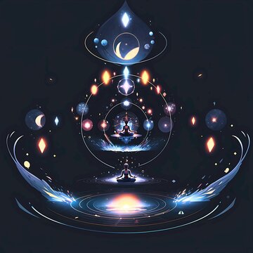 Cosmic Meditation Portals: Yogic Mandalas of Light, Stillness & Divine Pattern