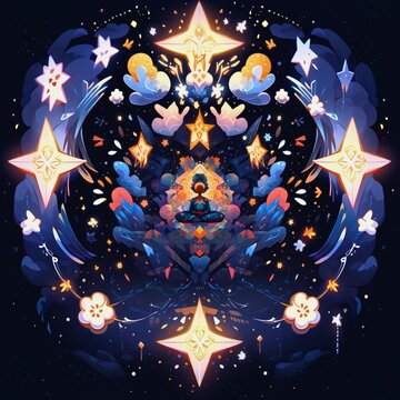 Cosmic Meditation Portals: Yogic Mandalas of Light, Stillness & Divine Pattern