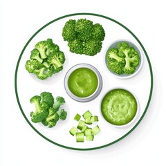 Broccoli and Avocado Dishes