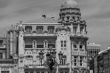 Die stadt Bilbao im spanischen Baskenland