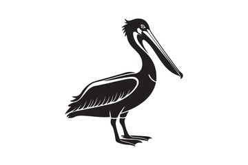 Pelican Bird Silhouette