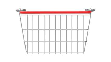 shopping basket market shop isolated in transparend background PNG