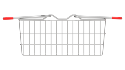 shopping basket market shop isolated in transparend background PNG