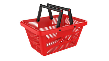 Fototapeta premium shopping basket market shop isolated in transparend background PNG